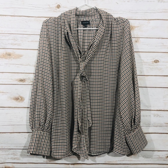 Who What Wear Tops - Who walked wear women’s brown print XL blouse